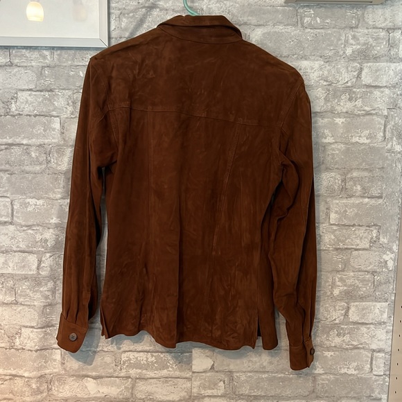 Harold’s Beautiful brown suede leather shirt - Picture 4 of 4